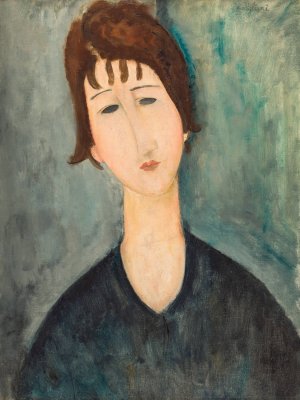 A Woman by Amedeo Modigliani Oil Painting