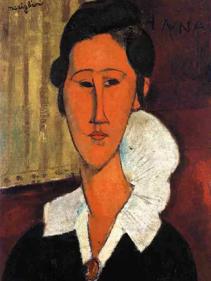 Anna Hanka Zborowska painting by Amedeo Modigliani