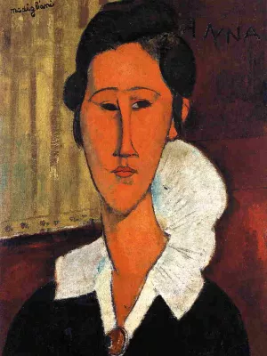 Anna Hanka Zborowska by Amedeo Modigliani - Oil Painting Reproduction