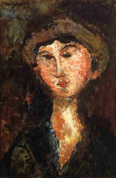 Main Product Photo of Beatrice Hastings Painting by Amedeo Modigliani