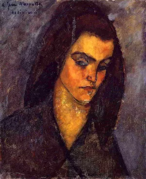 Beggar Woman by Amedeo Modigliani - Oil Painting Reproduction
