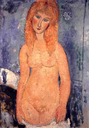Blonde Nude by Amedeo Modigliani Oil Painting