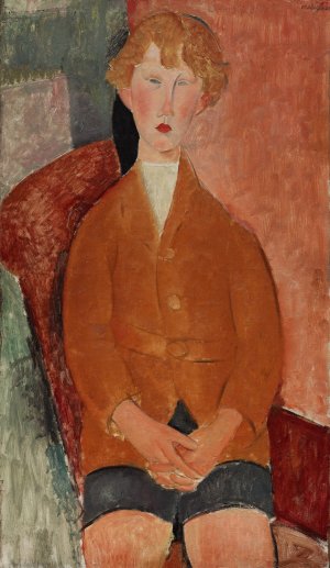 Boy in Short Pants by Amedeo Modigliani Oil Painting