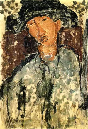 Chaim Soutine by Amedeo Modigliani - Oil Painting Reproduction