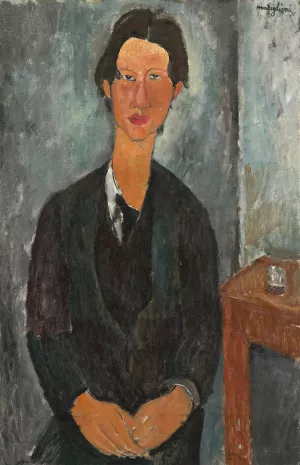 Chaim Soutine by Amedeo Modigliani Oil Painting