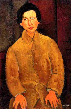 Chaim Soutine by Amedeo Modigliani Oil Painting