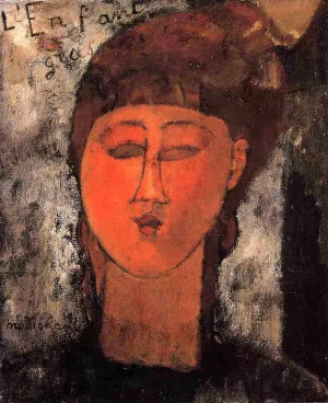 Fat Child Oil painting by Amedeo Modigliani