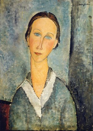 Girl in a Sailor's Blouse by Amedeo Modigliani Oil Painting