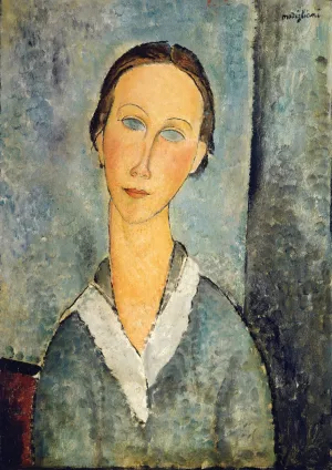 Girl in a Sailor's Blouse by Amedeo Modigliani Oil Painting