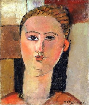 Girl with Red Hair by Amedeo Modigliani Oil Painting