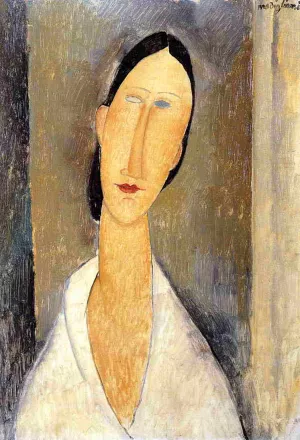 Hanka Zborowska by Amedeo Modigliani - Oil Painting Reproduction