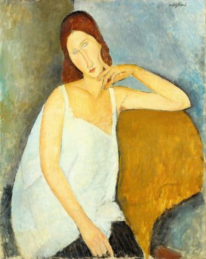 Jeanne Hebuterne by Amedeo Modigliani Oil Painting
