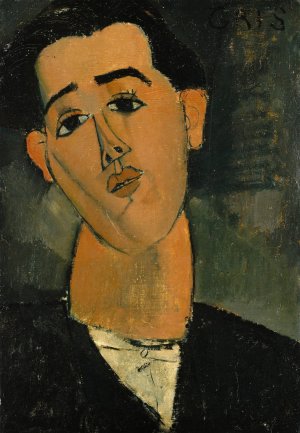 Juan Gris by Amedeo Modigliani Oil Painting