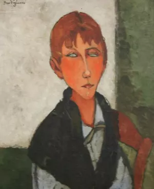 La Patronne painting by Amedeo Modigliani