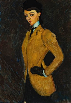 L'amazone by Amedeo Modigliani Oil Painting