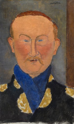 Leon Bakst by Amedeo Modigliani Oil Painting