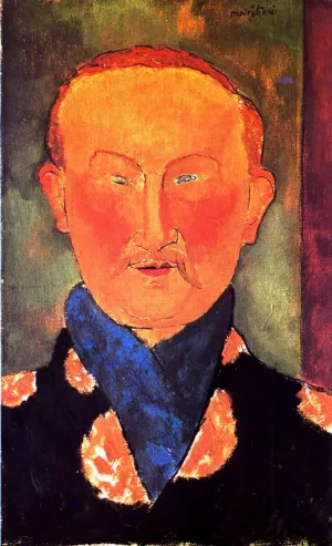 Leon Bakst by Amedeo Modigliani Oil Painting
