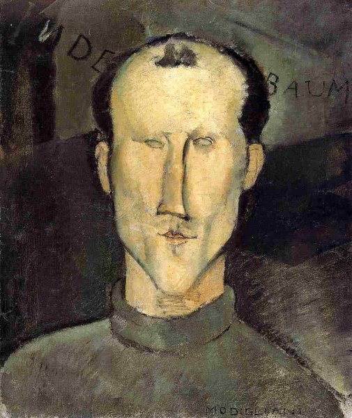 Main Product Photo of Leon Indenbaum Painting by Amedeo Modigliani