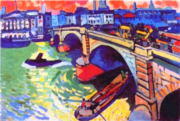 Main Product Photo of London Bridge Painting by Amedeo Modigliani