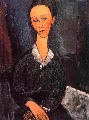 Lunia Czechowska 3 Oil painting by Amedeo Modigliani
