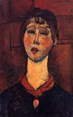 Madame Dorival Oil painting by Amedeo Modigliani