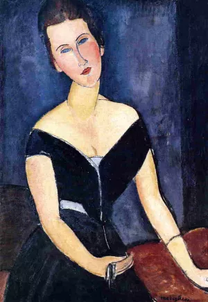 Madame Georges van Muyden Oil painting by Amedeo Modigliani
