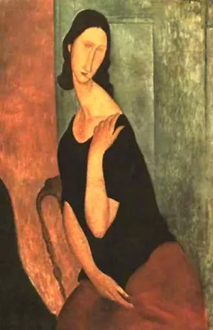 Madame Hebuterne Oil painting by Amedeo Modigliani