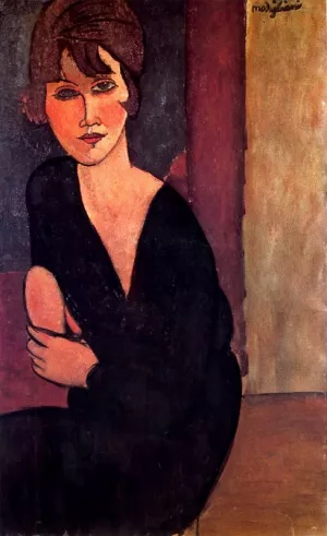 Madame Reynourd Oil painting by Amedeo Modigliani