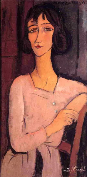 Marguerite Seated Oil painting by Amedeo Modigliani