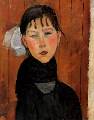 Marie Daughter of the People Oil painting by Amedeo Modigliani