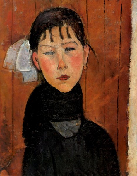 Marie Daughter of the People by Amedeo Modigliani - Hand-Painted Oil Painting Reproduction