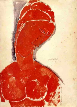 Nude Bust by Amedeo Modigliani - Oil Painting Reproduction