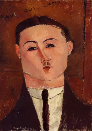 Paul Guillaume painting by Amedeo Modigliani