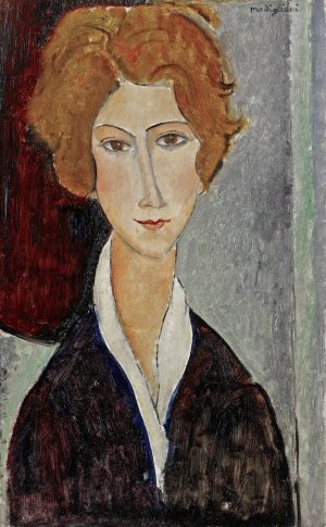 Portrait De Femme by Amedeo Modigliani Oil Painting