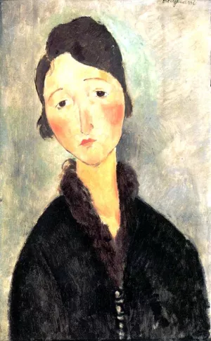 Portrait of a Girl by Amedeo Modigliani Oil Painting