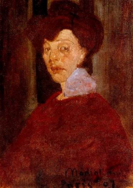 Main Product Photo of Portrait of a Woman Painting by Amedeo Modigliani