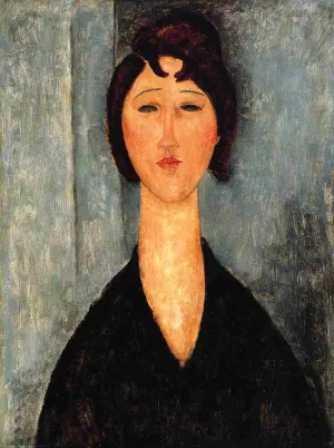 Portrait of a Young Woman Oil painting by Amedeo Modigliani