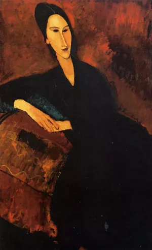 Portrait of Anna Zborowska Oil painting by Amedeo Modigliani