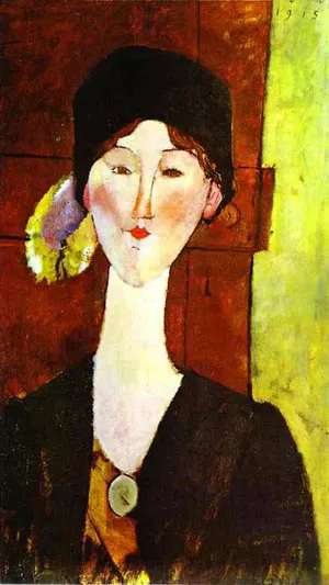 Portrait of Beatrice Hastings II by Amedeo Modigliani Oil Painting
