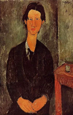 Portrait of Chaim Soutine by Amedeo Modigliani - Oil Painting Reproduction