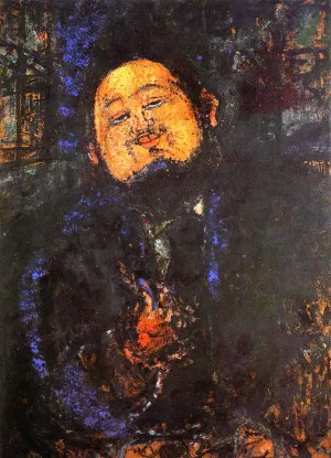 Portrait of Diego Rivera II by Amedeo Modigliani Oil Painting