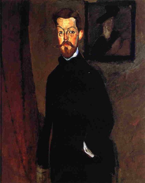Main Product Photo of Portrait of Dr. Paul Alexandre Painting by Amedeo Modigliani
