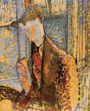 Portrait of Frank Burty Haviland by Amedeo Modigliani - Oil Painting Reproduction