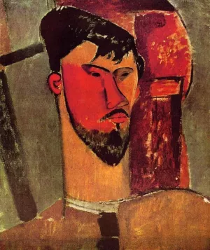 Portrait of Henri Laurens II by Amedeo Modigliani - Oil Painting Reproduction