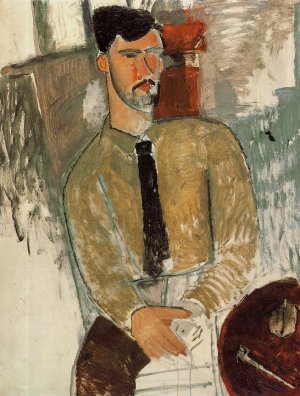 Portrait of Henri Laurens by Amedeo Modigliani Oil Painting