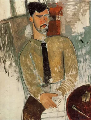 Portrait of Henri Laurens by Amedeo Modigliani Oil Painting