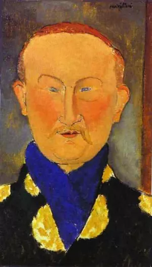 Portrait of Leon Bakst Oil painting by Amedeo Modigliani