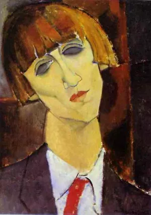 Portrait of Madame Kisling Oil painting by Amedeo Modigliani