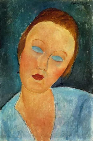 Portrait of Madame Survage by Amedeo Modigliani - Oil Painting Reproduction