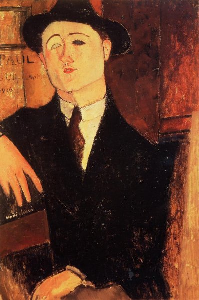 Main Product Photo of Portrait of Paul Guillaume Painting by Amedeo Modigliani